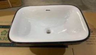 LAVABO BÁN ÂM VIỀN ĐEN