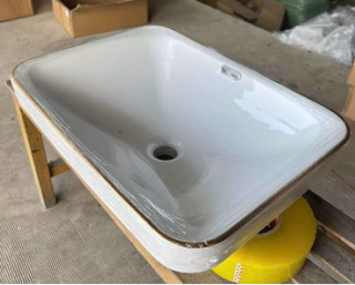 LAVABO BÁN ÂM VIỀN VÀNG